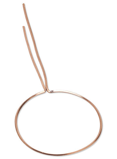 wire bent into circle